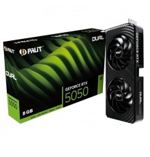 Відеокарта GF RTX 5050 8GB GDDR6 Dual Palit (NE65050019P1-GB2070D)