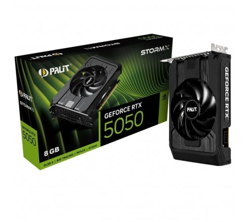 Відеокарта GF RTX 5050 8GB GDDR6 StormX Palit (NE65050019P1-GB2070F) Відеокарта GF RTX 5050 8GB GDDR6 StormX Palit (NE65050019P1-GB2070F)