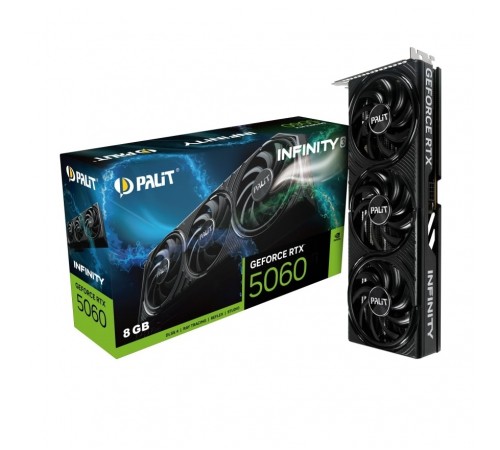 Відеокарта GF RTX 5060 8GB GDDR7 Infinity 3 Palit (NE75060019P1-GB2063S)