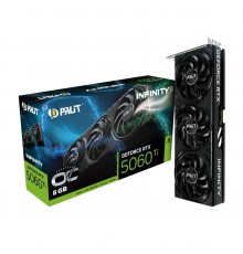 Відеокарта GF RTX 5060 Ti  8GB GDDR7 Infinity 3 OC Palit (NE7506TS19P1-GB2062S)