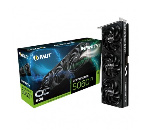 Відеокарта GF RTX 5060 Ti 8GB GDDR7 Infinity 3 OC Palit (NE7506TS19P1-GB2062S)