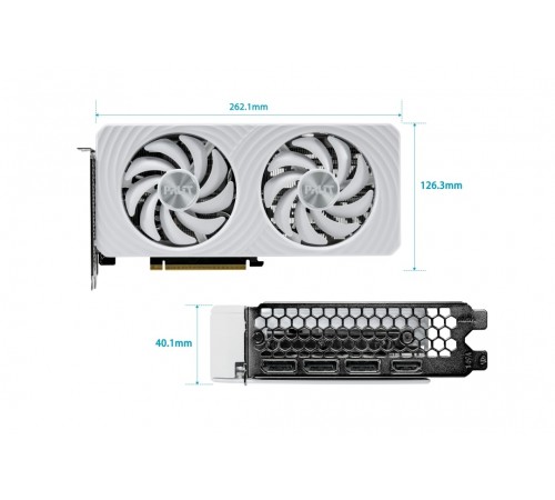 Відеокарта GF RTX 5060 Ti 16GB GDDR7 White OC Palit (NE7506TU19T1-GB2061M)