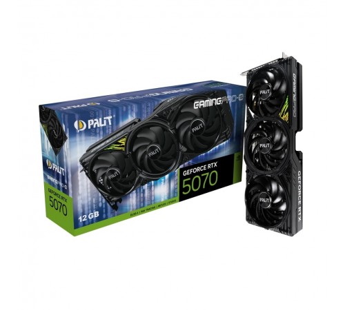 Відеокарта GF RTX 5070 12GB GDDR7 GamingPro-S Palit (NE75070019K9-GB2050U) Відеокарта GF RTX 5070 12GB GDDR7 GamingPro-S Palit (NE75070019K9-GB2050U)