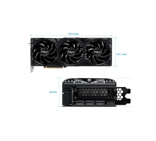 Відеокарта GF RTX 5080 16GB GDDR7 GamingPro OC Palit (NE75080S19T2-GB2031A)