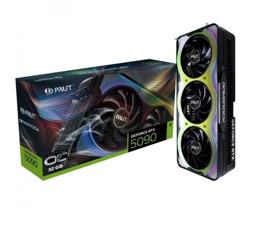 Відеокарта GF RTX 5090 32GB GDDR7 GameRock OC Palit (NE75090S19R5-GB2020G) Відеокарта GF RTX 5090 32GB GDDR7 GameRock OC Palit (NE75090S19R5-GB2020G)