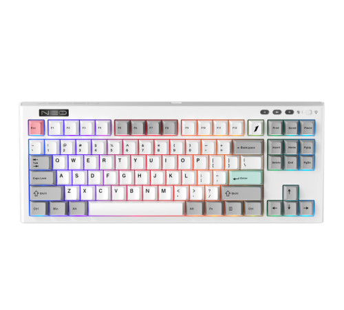 Клавіатура бездротова 1stPlayer NEO87 Wireless Frostwave (NEO87-FW-TLD)