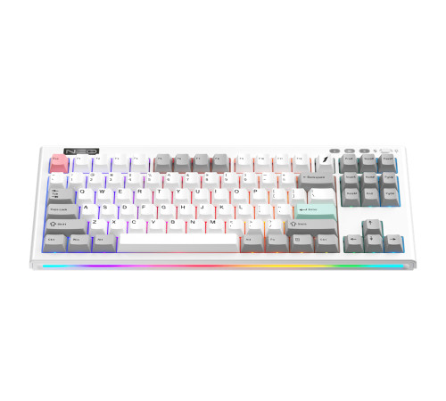 Клавіатура бездротова 1stPlayer NEO87 Wireless Frostwave (NEO87-FW-TLD)