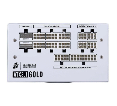 Блок живлення 1stPlayer HA-1200BA4 1200W White (NGDP-GLD-1200-WH-EU)
