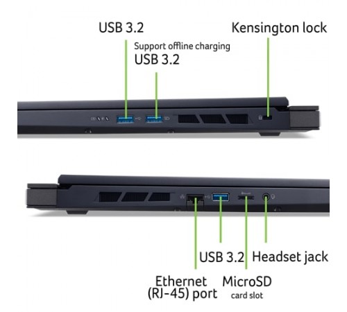 Ноутбук Acer Predator Helios Neo 18 PHN18-71-77JP (NH.QS0EU.002) Black Ноутбук Acer Predator Helios Neo 18 PHN18-71-77JP (NH.QS0EU.002) Black