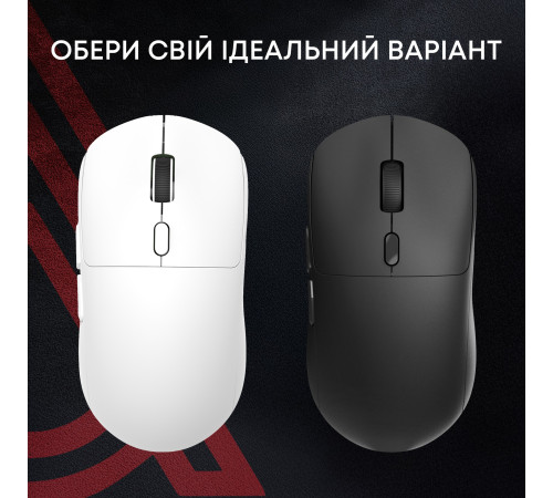 Миша бездротова Ajazz x Nacodex NJ07 MC Black (NJ07-MC-B)