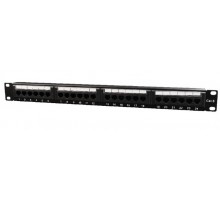 Патч-панель Cablexpert (NPP-C624CM-001) 19" 24 порта, UTP, cat.6