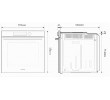 Духова шафа Samsung NV7B4125ZAK/WT