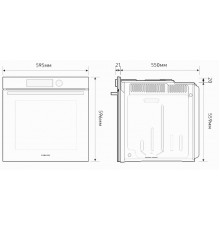 Духова шафа Samsung NV7B4125ZAS/WT