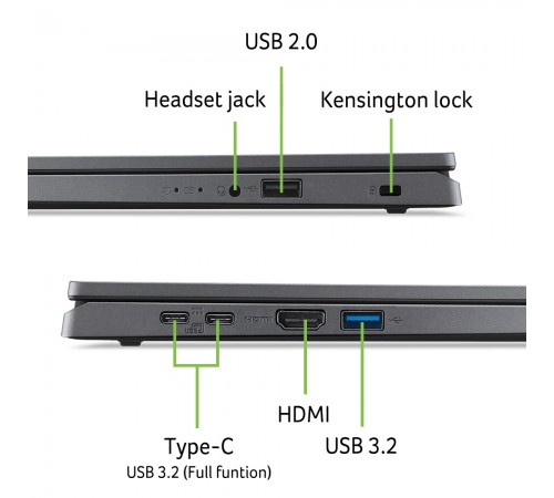 Ноутбук Acer Extensa 15 EX215-24-R9N0 (NX.EJ5EU.00H) Steel Gray