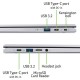 Ноутбук Acer Chromebook 314 CB314-4H (NX.KNBEU.003) Silver