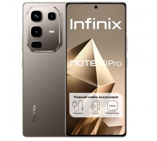 Смартфон Infinix Note 50 Pro X6855 8/256GB Titanium Grey