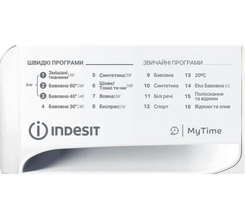 Пральна машина Indesit OMTWSE 61051 WK UA Пральна машина Indesit OMTWSE 61051 WK UA