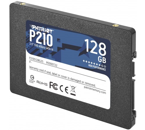 Накопичувач SSD 128GB Patriot P210 2.5" SATAIII TLC (P210S128G25)