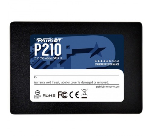 Накопичувач SSD 256GB Patriot P210 2.5" SATAIII TLC (P210S256G25)