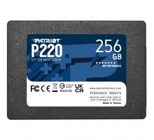 Накопичувач SSD  256GB Patriot P220 2.5" SATAIII TLC (P220S256G25)