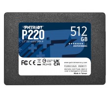 Накопичувач SSD  512GB Patriot P220 2.5" SATAIII TLC (P220S512G25)