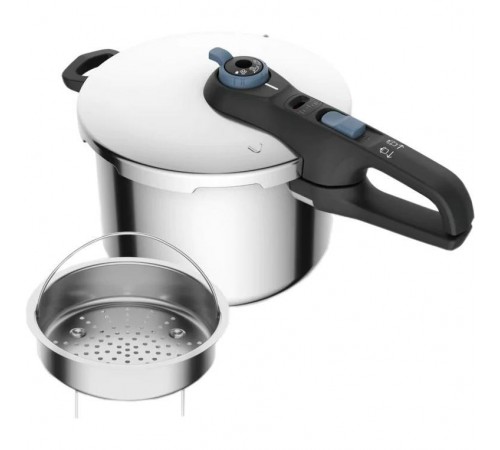 Скороварка Tefal Secure Trendy з паровим кошиком 6 л (P2580701)