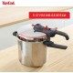 Скороварка Tefal Secure Trendy з паровим кошиком 6 л (P2580701)