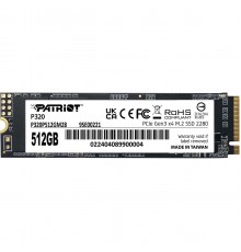 Накопичувач SSD  512GB Patriot P320 M.2 2280 PCIe 3.0 x4 NVMe TLC (P320P512GM28)