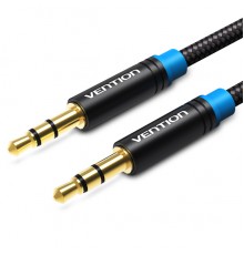 Кабель Vention 3.5 мм - 3.5 мм (M/M), 1.5 м, Black (P350AC150-B-M)