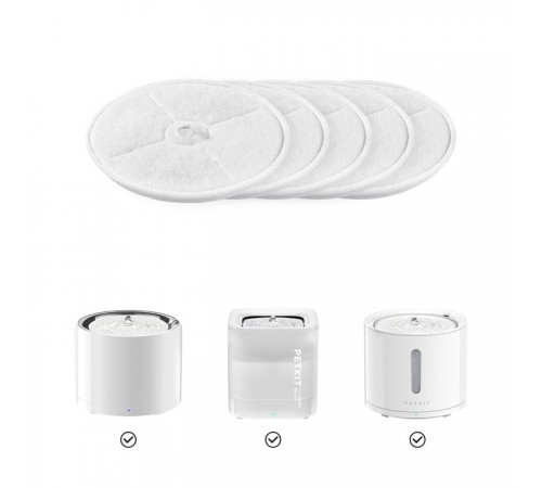Фільтр Petkit Water Fountain for EverSweet 3.0 5 шт (P4161) Фільтр Petkit Water Fountain for EverSweet 3.0 5 шт (P4161)