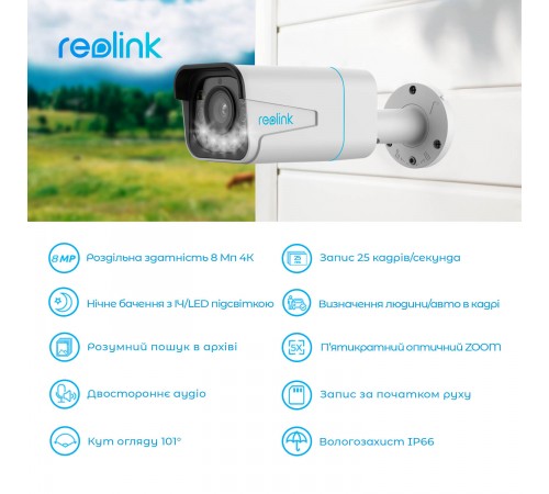 IP-камера Reolink P430 (RLC-811A) IP-камера Reolink P430 (RLC-811A)
