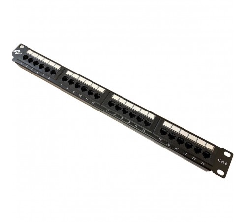 Патч-панель ATcom P6024 19" 24хRJ-45 UTP 1U cat.6 Патч-панель ATcom P6024 19" 24хRJ-45 UTP 1U cat.6