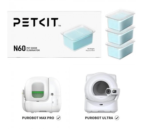 Усувач запаху Petkit Pet Odor Eliminator N60 3 шт (P9224)