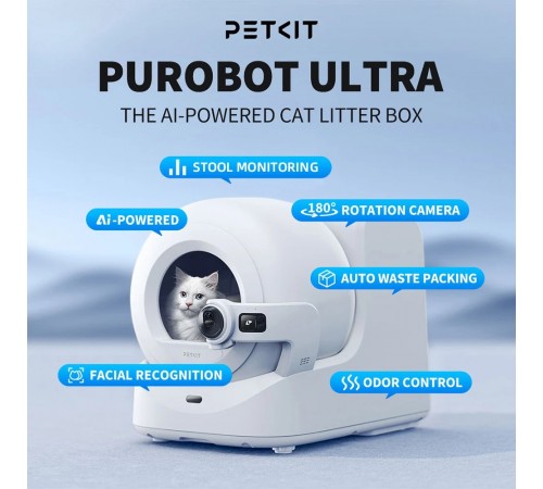 Смарт-лоток Petkit Purobot Ultra with Camera Self-Clean (P9903)