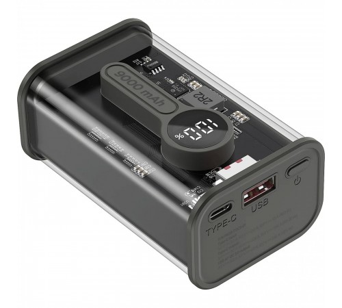 Універсальна мобільна батарея Gembird 9000mAh Black (PB09-TQC3-01)