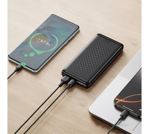 Універсальна мобільна батарея XO PB308 10000mAh 22.5W Black