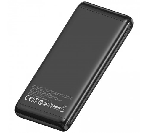 Універсальна мобільна батарея XO PB308 10000mAh 22.5W Black