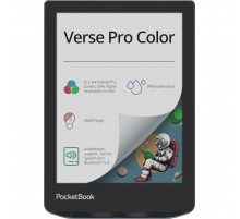 Електронна книга PocketBook 634K3 Verse Pro Color Stormy Sea (PB634K3-1-CIS)