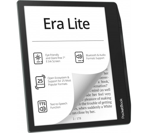 Електронна книга PocketBook 710 Era Lite Stone Green (PB710-9-WW)