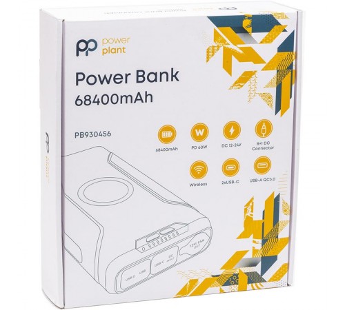 Універсальна мобільна батарея PowerPlant 72000mAh, Wireless (PB930456)