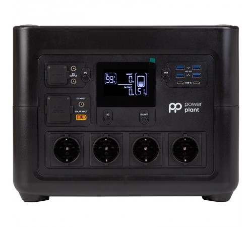 Зарядна станція PowerPlant HS1000 1024Wh, 284444mAh, 1800W (PB930845)