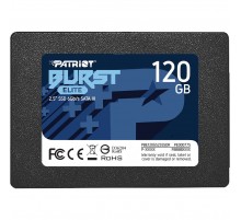 Накопичувач SSD  120GB Patriot Burst Elite 2.5" SATAIII TLC (PBE120GS25SSDR)