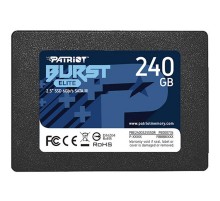 Накопичувач SSD  240GB Patriot Burst Elite 2.5" SATAIII TLC (PBE240GS25SSDR)