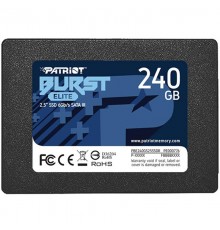 Накопичувач SSD  240GB Patriot Burst Elite 2.5" SATAIII TLC (PBE240GS25SSDR)