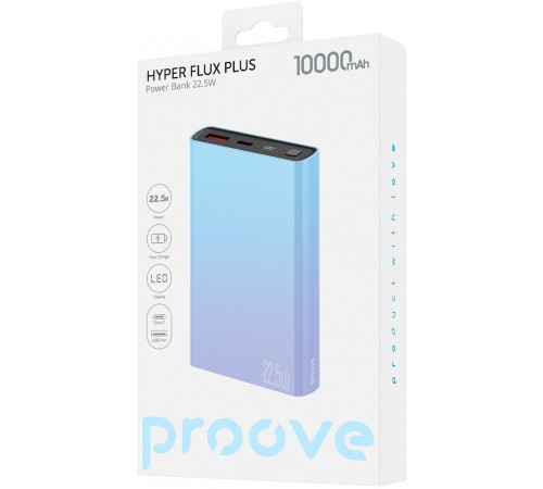 Універсальна мобільна батарея Proove Hyper Flux Plus 22.5W 10000mAh Gradient (2003000232639)