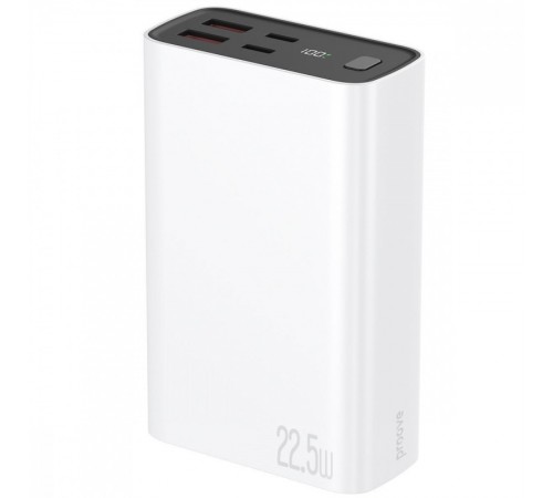 Універсальна мобільна батарея Proove Hyper Flux Plus 22.5W 20000mAh White (PBF222120002)