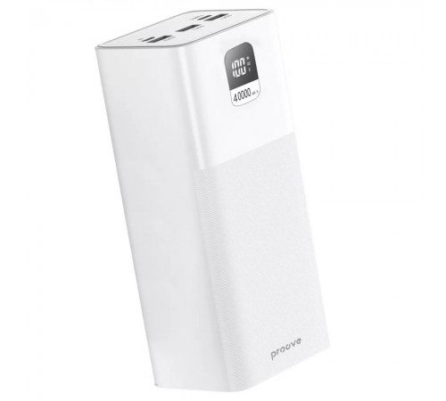 Універсальна мобільна батарея Proove Giant 100W 40000mAh White (PBGI99320002)