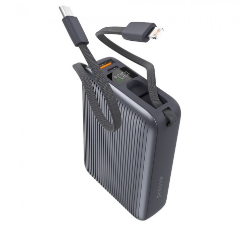 Універсальна мобільна батарея Proove Moon Rock 22.5W 20000mAh Gray (PBM222012105)
