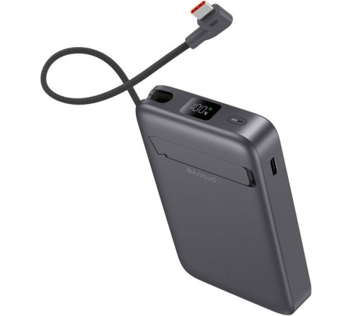 Універсальна мобільна батарея Proove OverPower 35W 10000mAh Qi2 Gray (PBOP35012105)