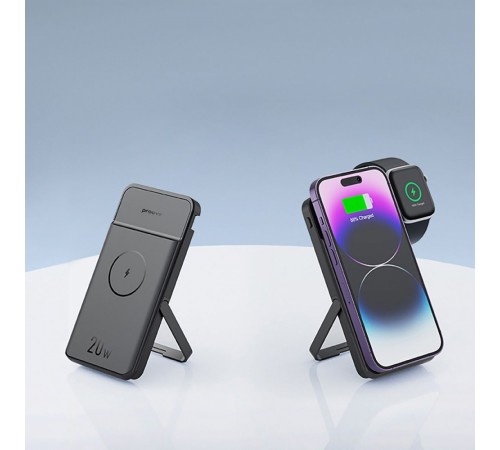 Універсальна мобільна батарея Proove Power Stand 2 in 1 20W 10000mAh Black (PBPS20030001)
